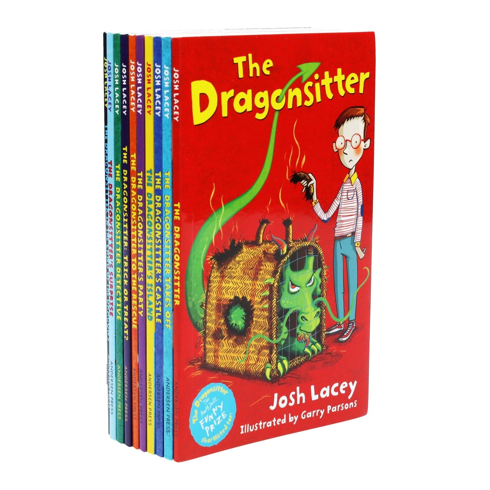 The Dragonsitter Series 10 Books Collection Set by Josh Lacey - illustrated paperback chapter books, ages 7-9 - image 1