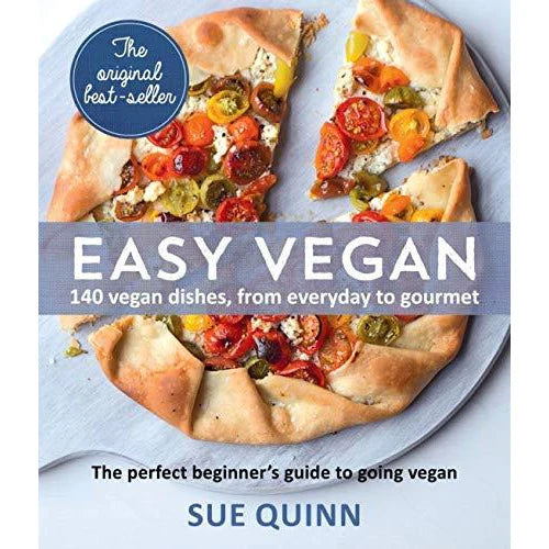 Easy Vegan: 140 Delicious and Inspiring Recipes by Sue Quinn - paperback vegan cookbook front cover