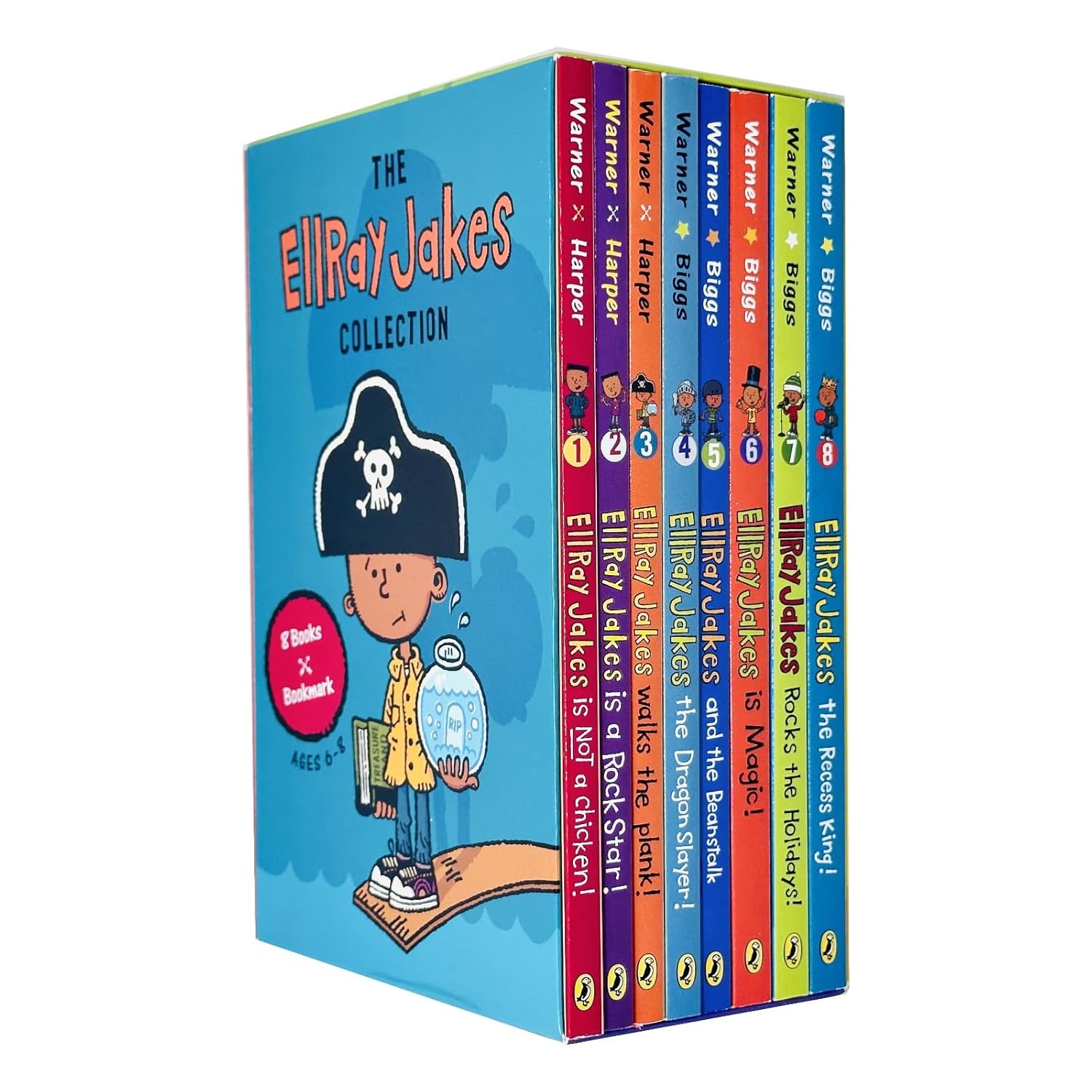 EllRay Jakes Series 8 Books Collection Set by Sally Warner - Paperback boxed set for ages 7-9, front cover