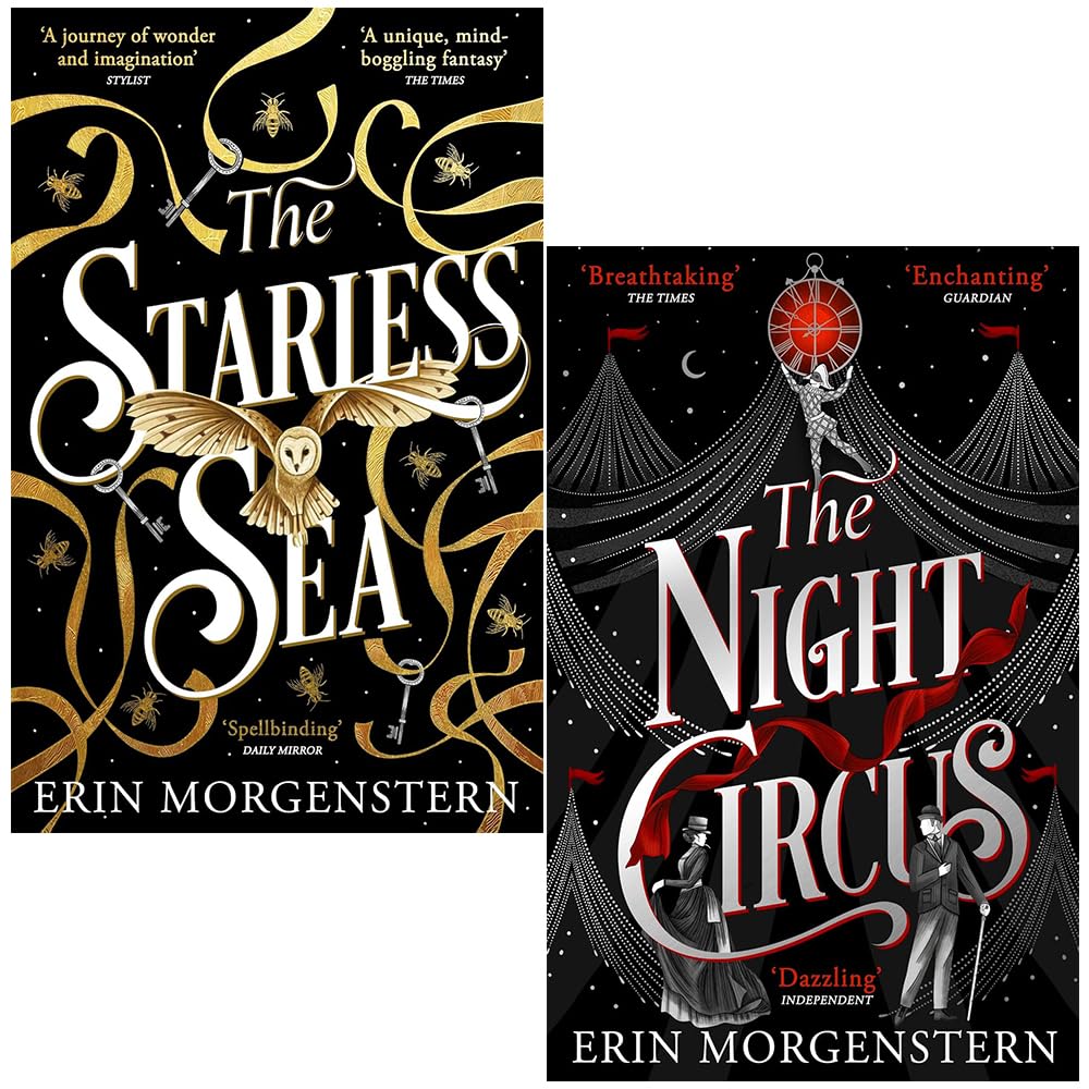 Erin Morgenstern 2 Books Collection Set - The Night Circus and The Starless Sea - Paperback Fiction