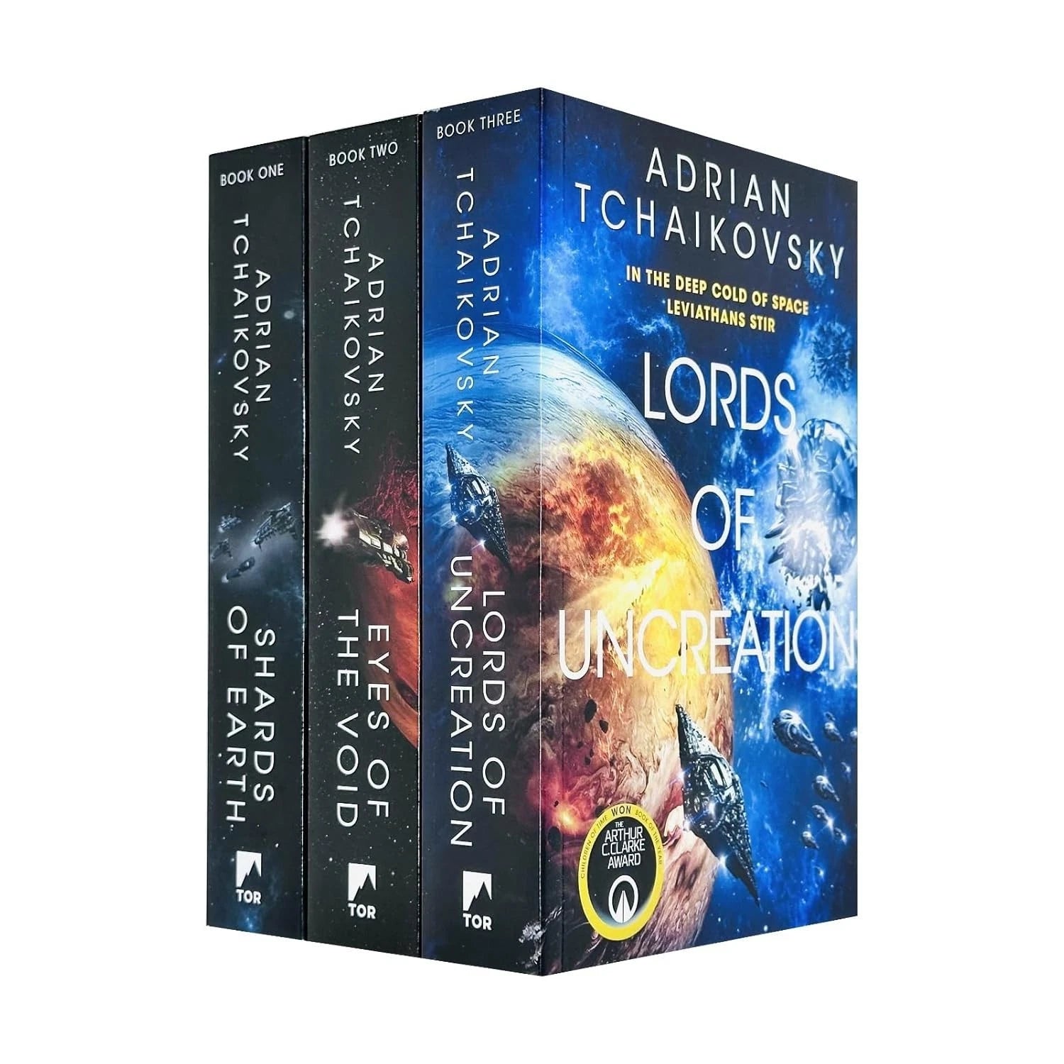 The Final Architecture 3 Book Collection Set by Adrian Tchaikovsky - paperback space opera trilogy