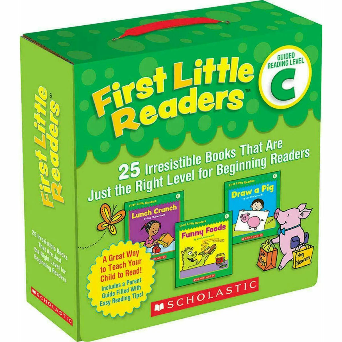 First Little Readers Guided Reading Level C Parent Pack - 25 paperback books by Liza Charlesworth and Deborah Schecter, ages 4-6