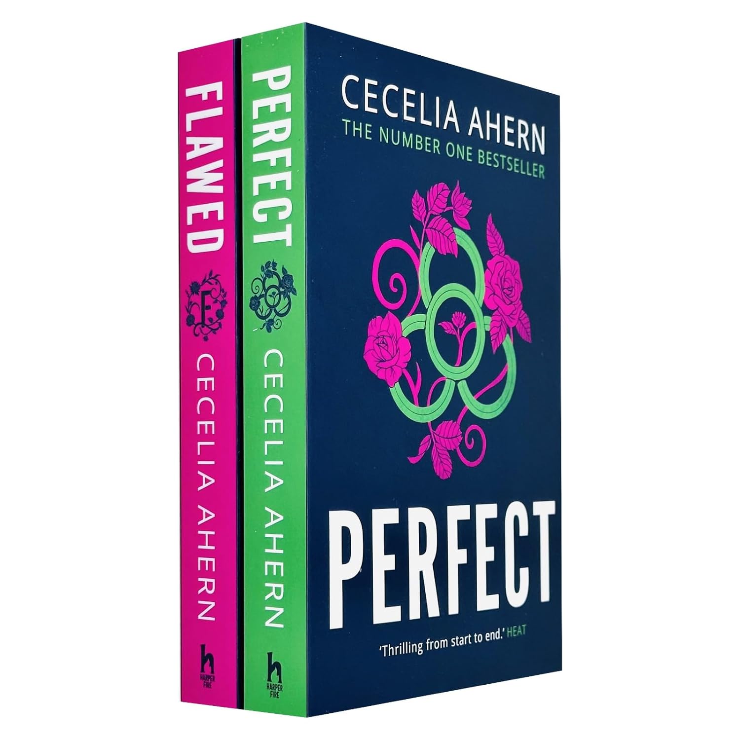 Flawed and Perfect by Cecelia Ahern - 2 Book YA Dystopian Paperback Collection Set, Ages 13+
