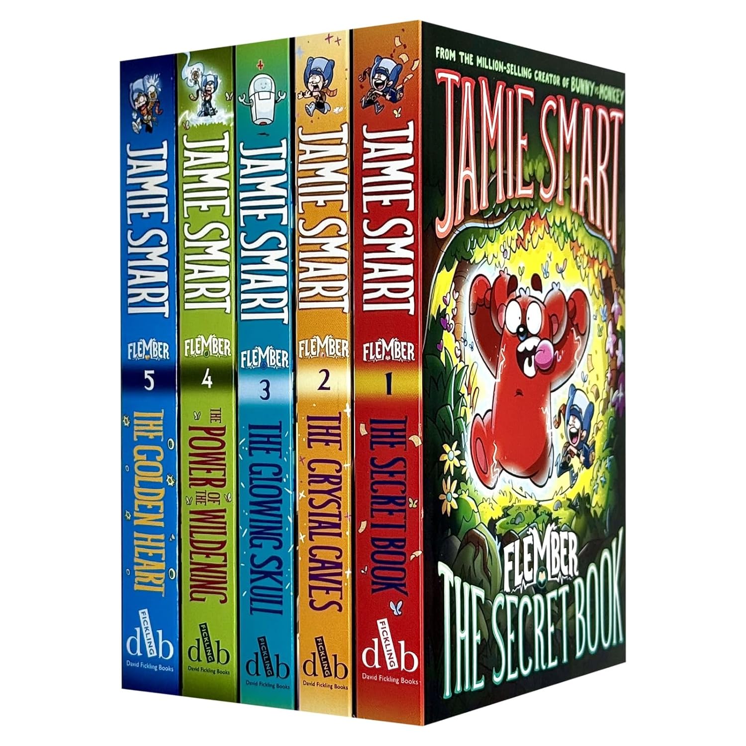 Flember Series 5 Books Collection Set by Jamie Smart - paperback set for ages 9-11 - front cover