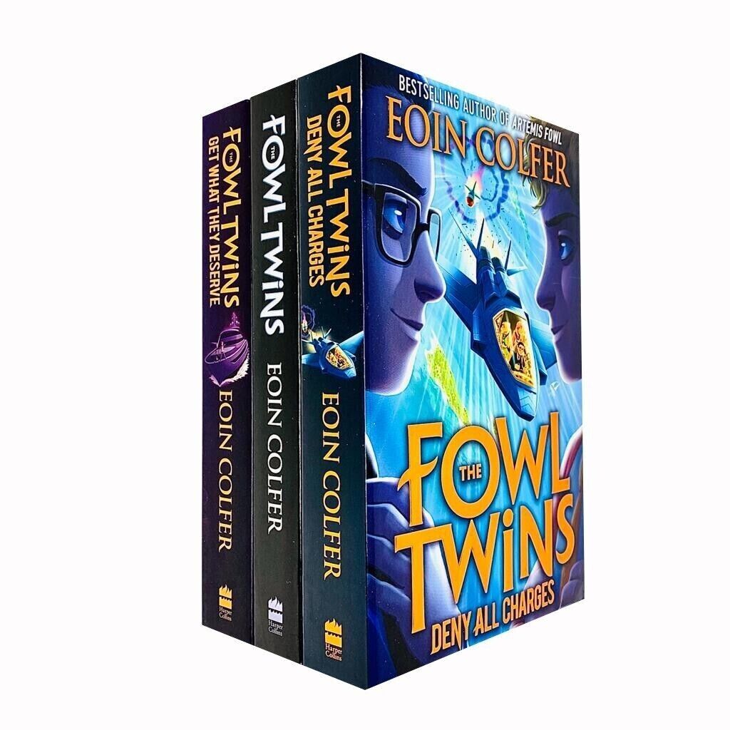 The Fowl Twins Series 3 Books Collection Set by Eoin Colfer - The Fowl Twins, Deny All Charges, Get What They Deserve - Paperback - Ages 9-14