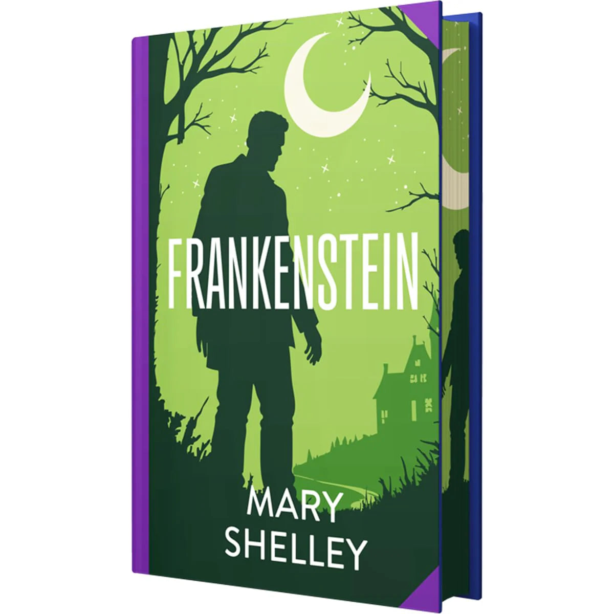 Frankenstein by Mary Shelley - Deluxe Sprayed Edge Hardback Edition front cover