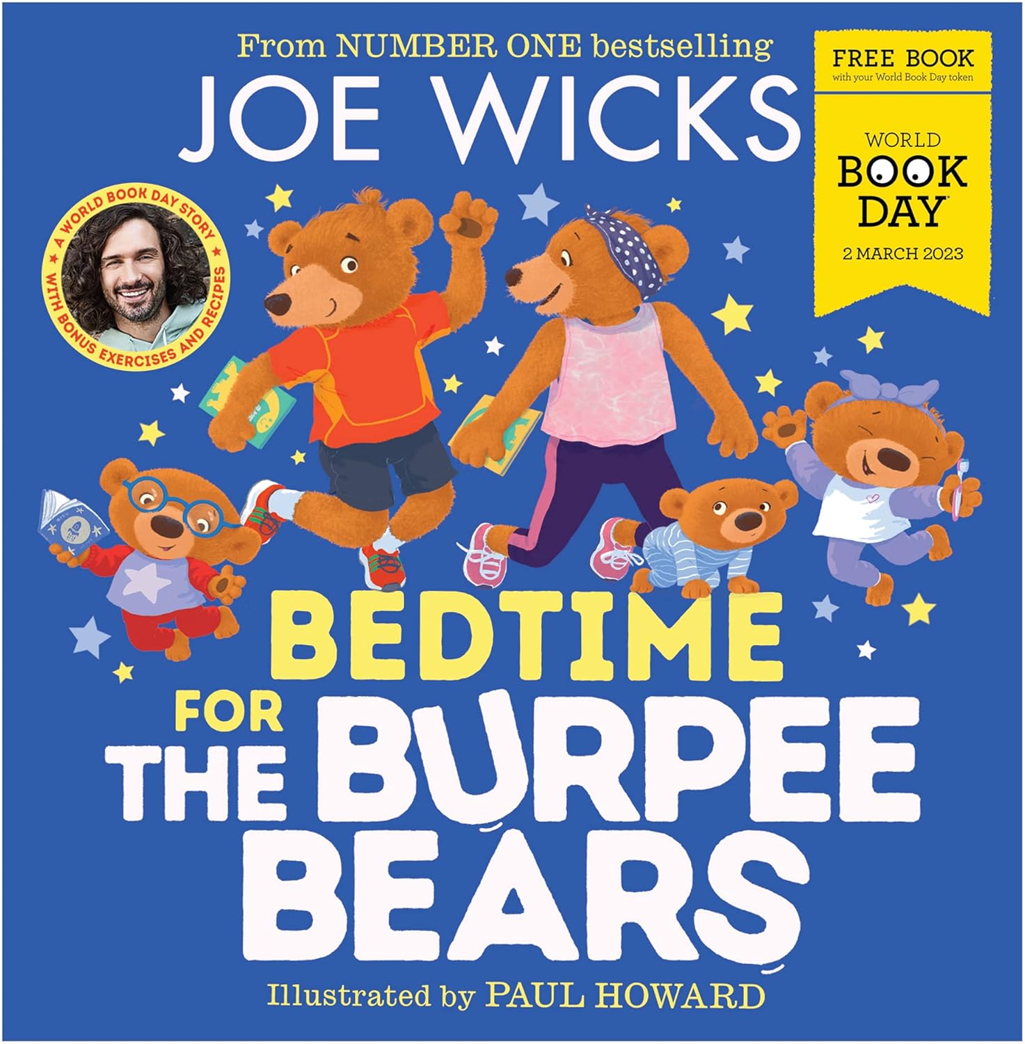 Bedtime for the Burpee Bears: A funny new illustrated children’s by Joe Wicks World Book Day 2023 - Lets Buy Books