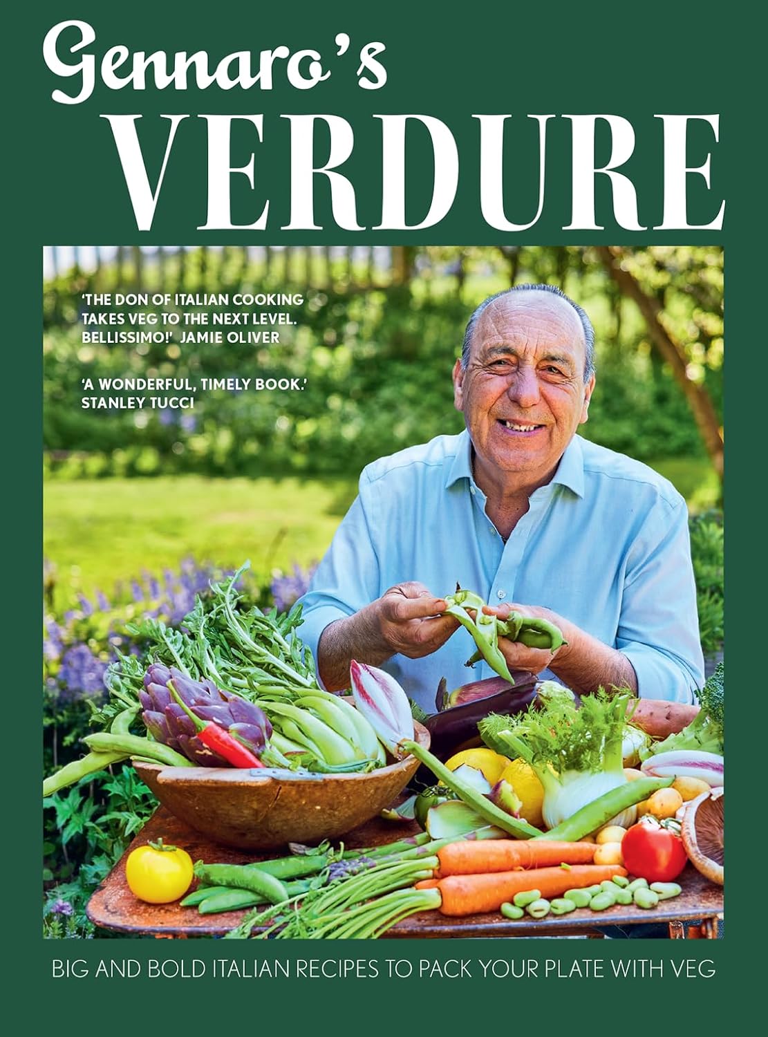 Gennaro's Verdure by Gennaro Contaldo - Italian vegetable cookbook, hardback cover