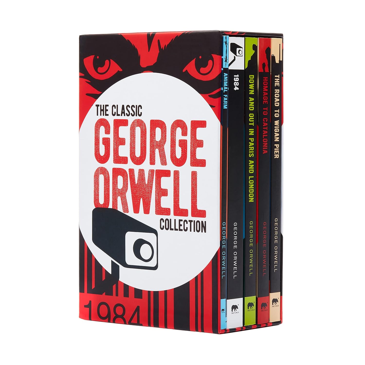 The Classic George Orwell Collection 5 book paperback boxset including 1984 and Animal Farm