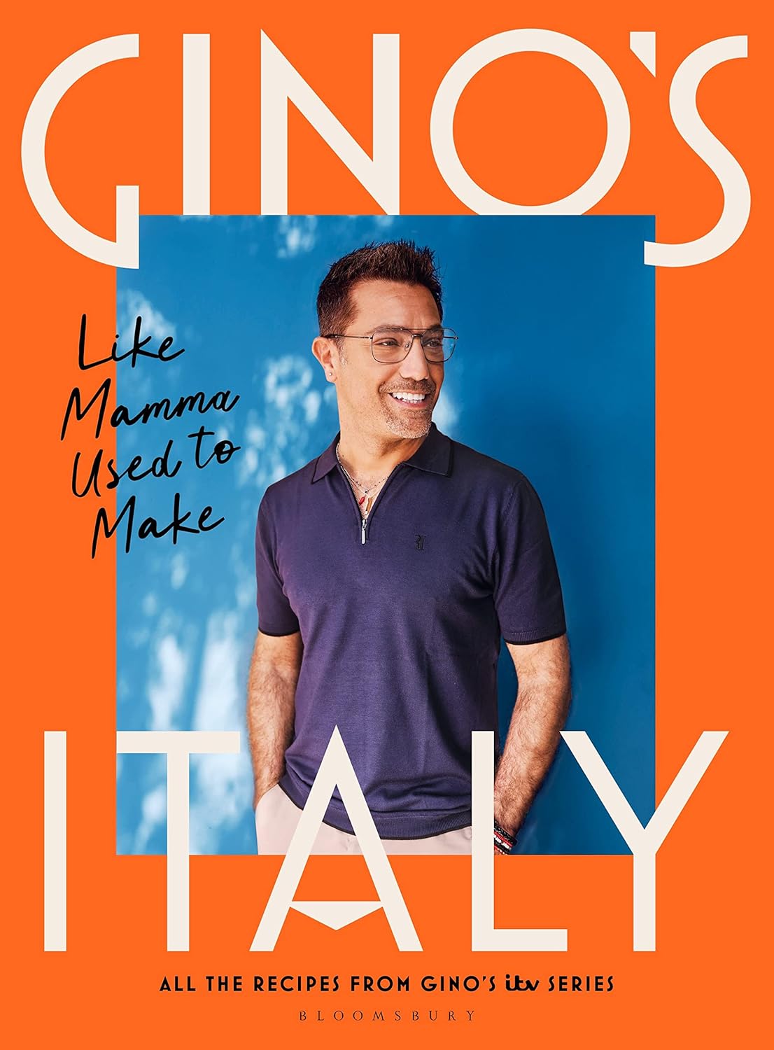 Gino's Italy: Like Mamma Used to Make by Gino D'Acampo - Hardback Italian cookbook front cover