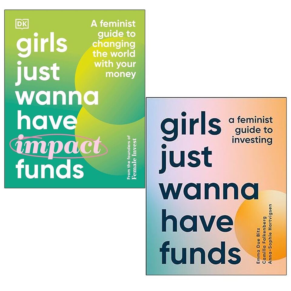 Girls Just Wanna Have Funds and Girls Just Wanna Have Impact Funds by Camilla Falkenberg - 2 Book Hardback Set cover