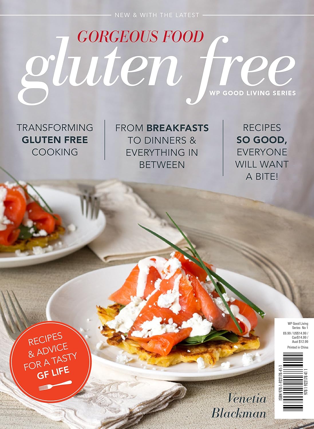 Gorgeous Food Gluten Free by Venetia Blackman - paperback gluten-free cookbook cover
