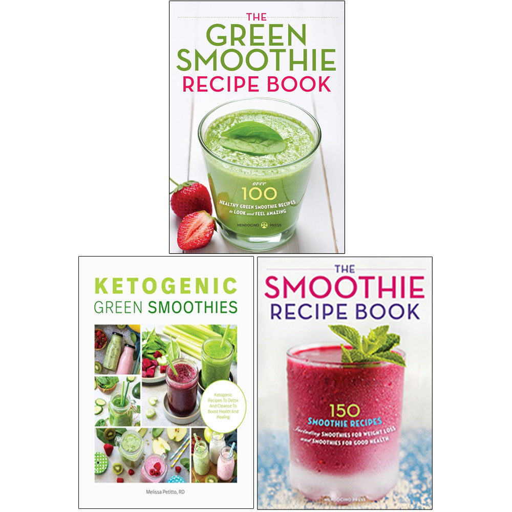 Green Smoothie Recipe Book, Smoothie Recipe Book, Ketogenic Green Smoothies 3 Books Collection Set - Paperback