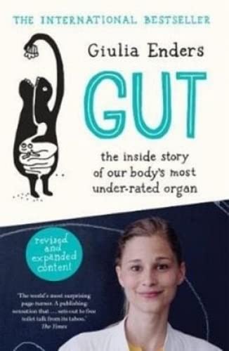 Gut by Giulia Enders - revised Sunday Times bestseller paperback edition, gut health and microbiome science book