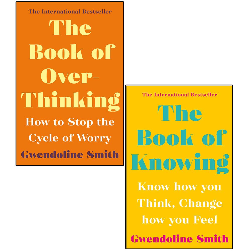 Gwendoline Smith 2 Books Collection Set - The Book of Overthinking and The Book of Knowing paperback covers