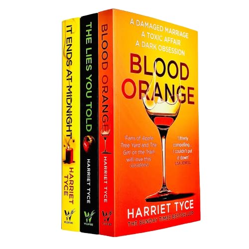 Harriet Tyce 3 Books Collection Set - Blood Orange, The Lies You Told, It Ends At Midnight - Paperback
