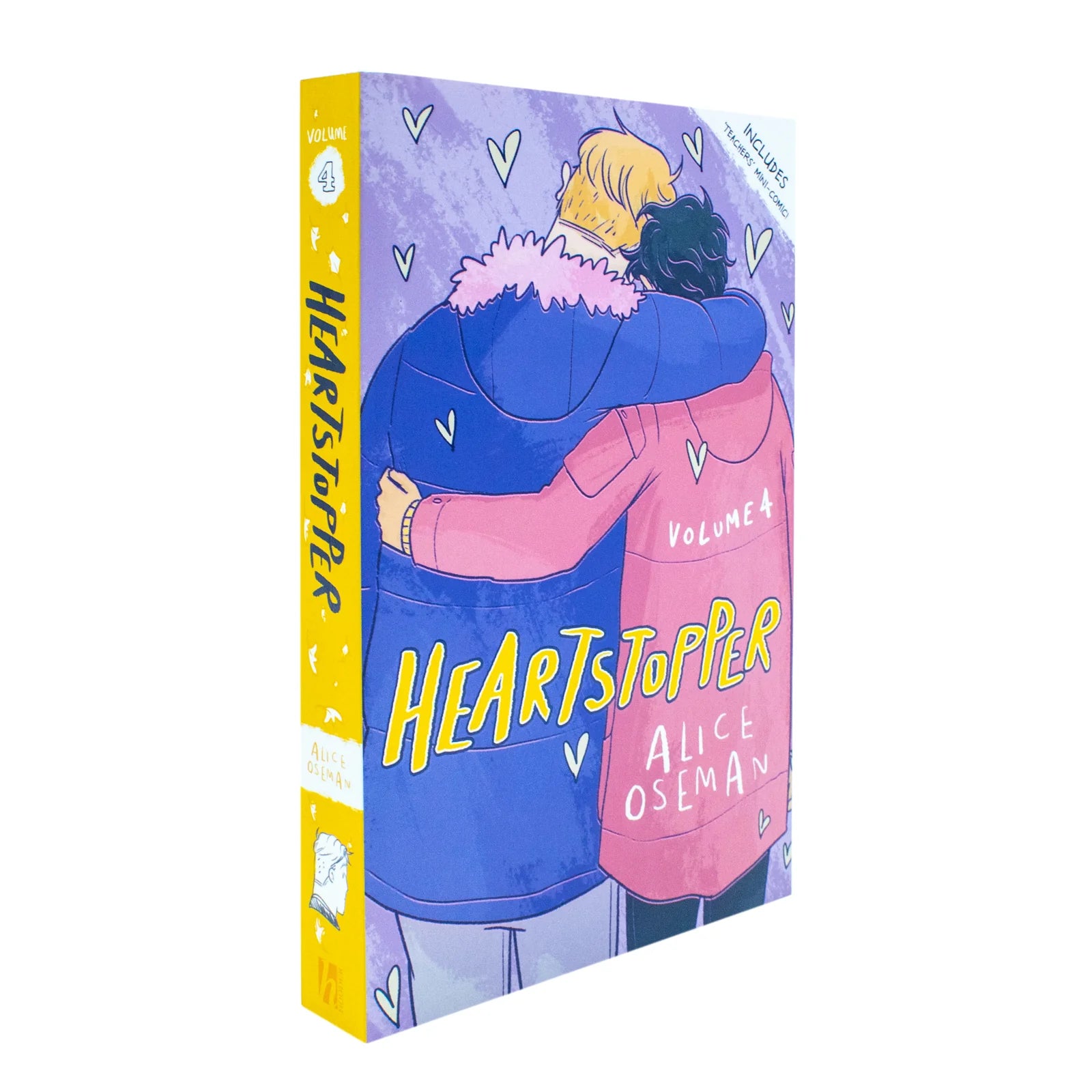 Heartstopper Volume 4 by Alice Oseman - paperback graphic novel, ages 13+
