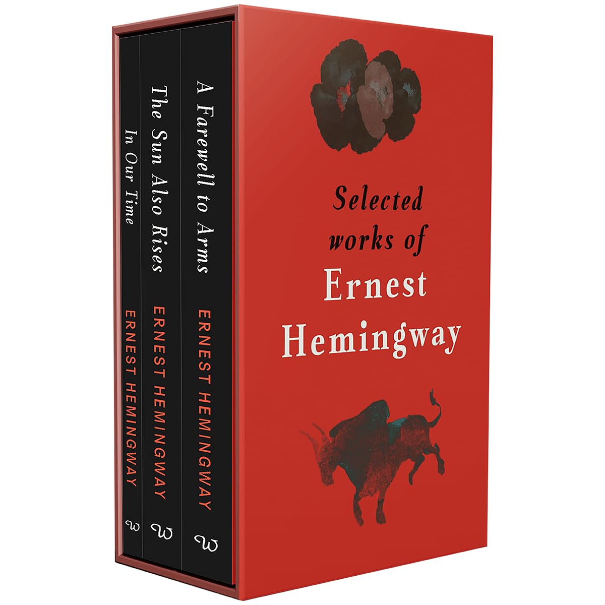 Selected Works of Ernest Hemingway 3 Book Collection Set - Paperback boxed edition front cover