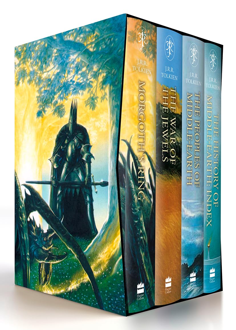 The History of Middle-earth Boxed Set 4 by J.R.R. Tolkien - hardback edition with Morgoth's Ring, The War of the Jewels, The Peoples of Middle-earth and Index