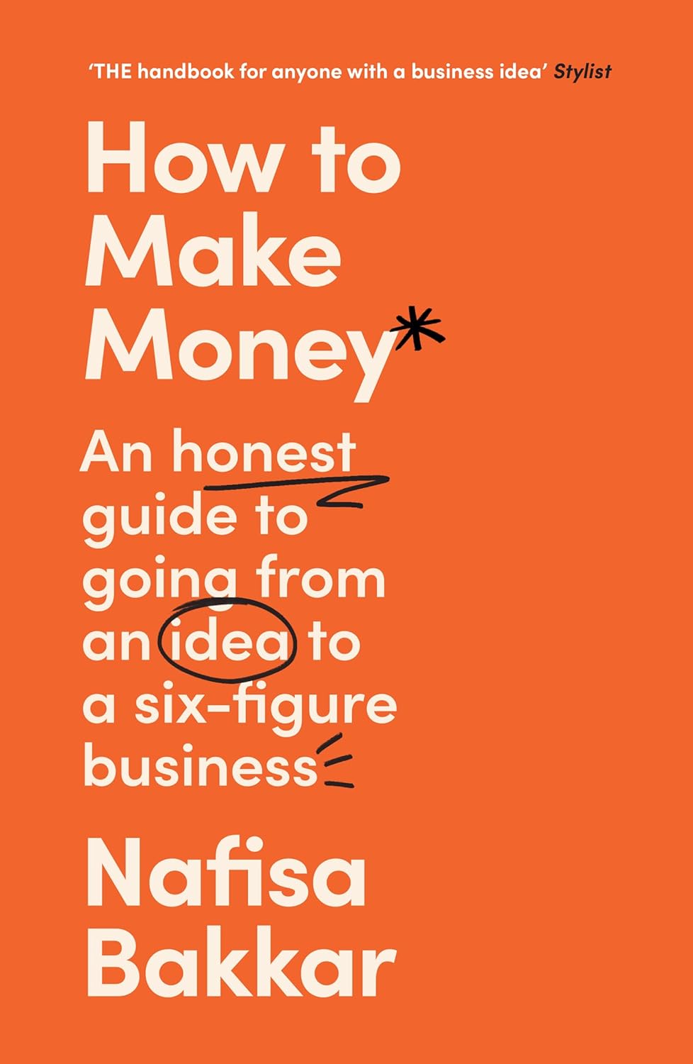 How To Make Money by Nafisa Bakkar - paperback business book cover, William Collins edition