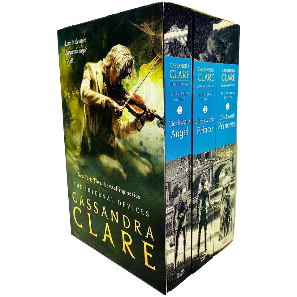 Infernal Devices trilogy 3 books collection box set by Cassandra Clare - Clockwork Angel, Clockwork Prince, Clockwork Princess - Paperback Young Adult - Ages 14+