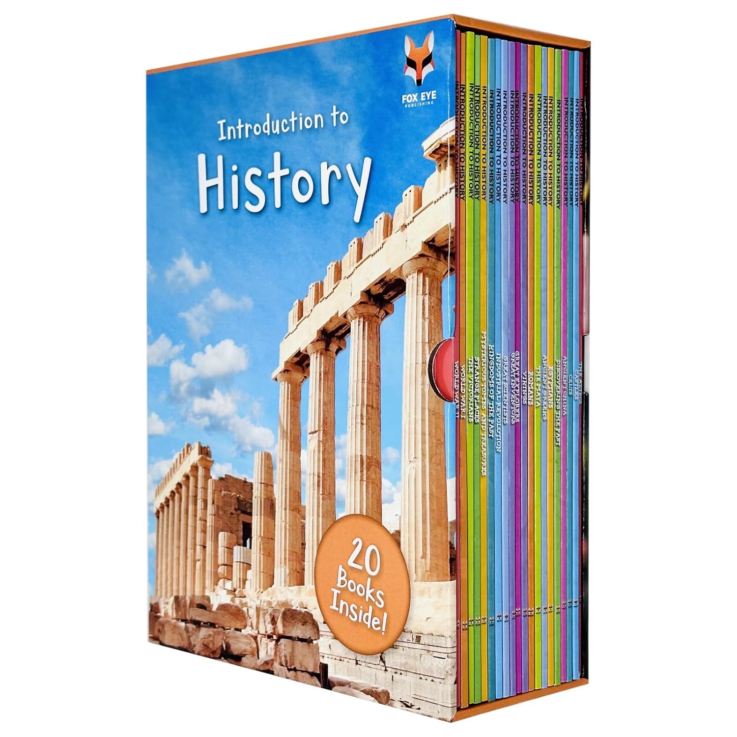 Introduction to History for Beginners Series 1 & 2 by Jasmine Brooke - 20 Books Collection Set - Paperback - front cover