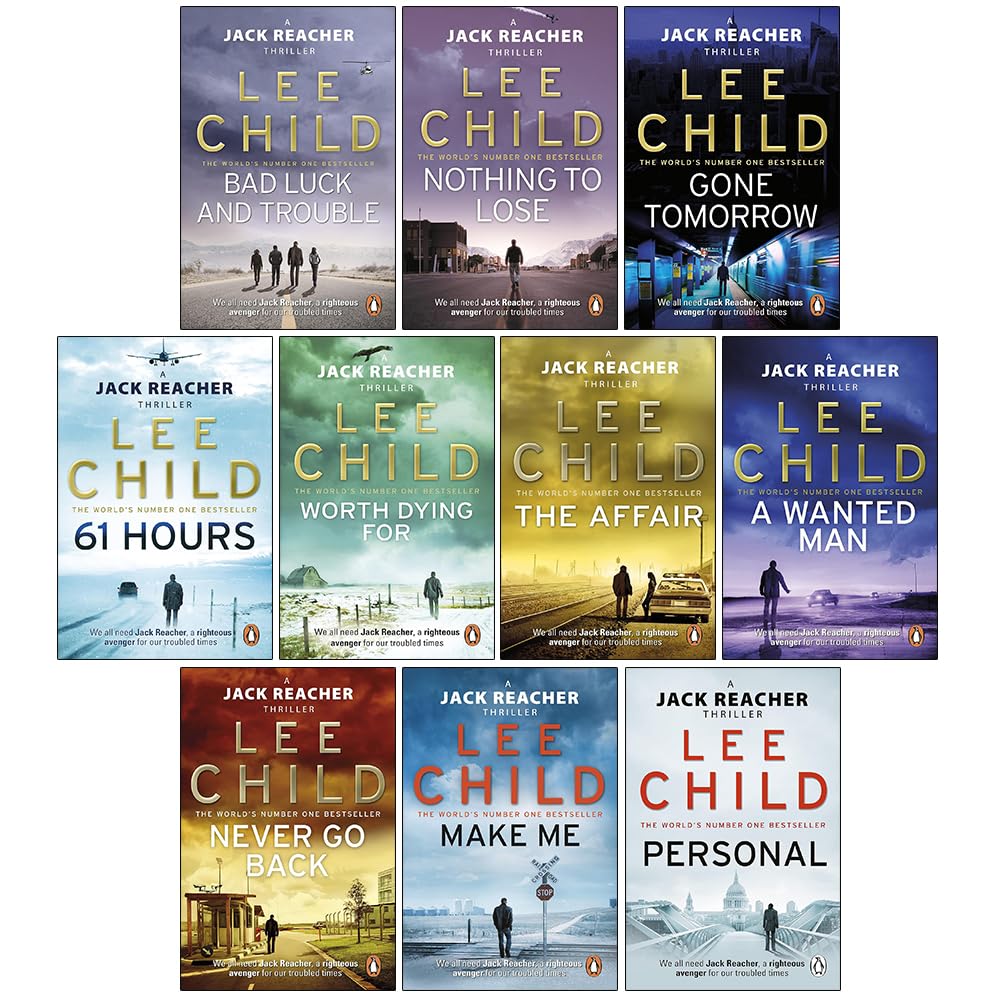 Jack Reacher Series 3 & 4 by Lee Child - Volumes 11-20 - 10 Book Paperback Collection Set front cover