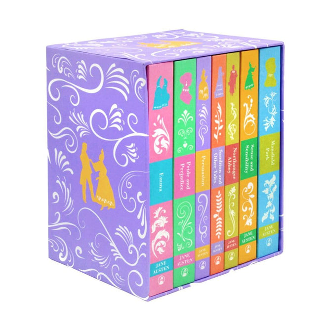 Jane Austen The Complete 7 Books Collection Set hardback boxed set featuring Emma, Pride and Prejudice, Persuasion and more