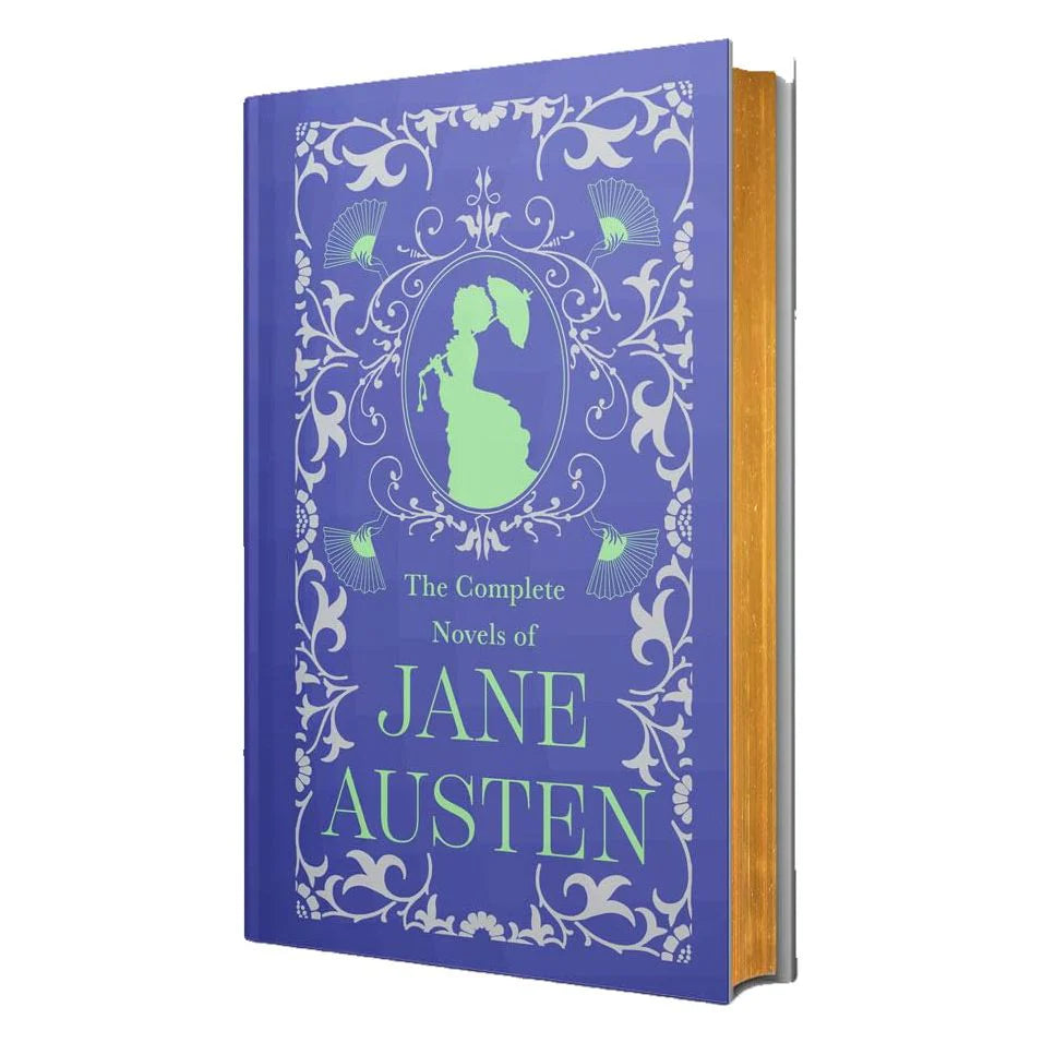 The Complete Novels of Jane Austen 6 Book Collection Set - Leather Bound edition front cover