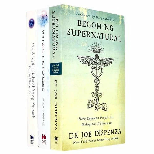 Joe Dispenza 3 Books Collection Set paperback - Becoming Supernatural, You Are The Placebo, Breaking The Habit Of Being Yourself