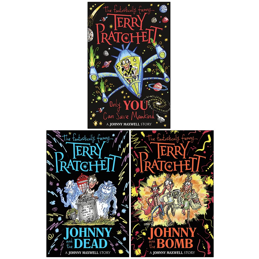 Johnny Maxwell Trilogy by Terry Pratchett 3 Books Collection Set - Paperback - Ages 9-12