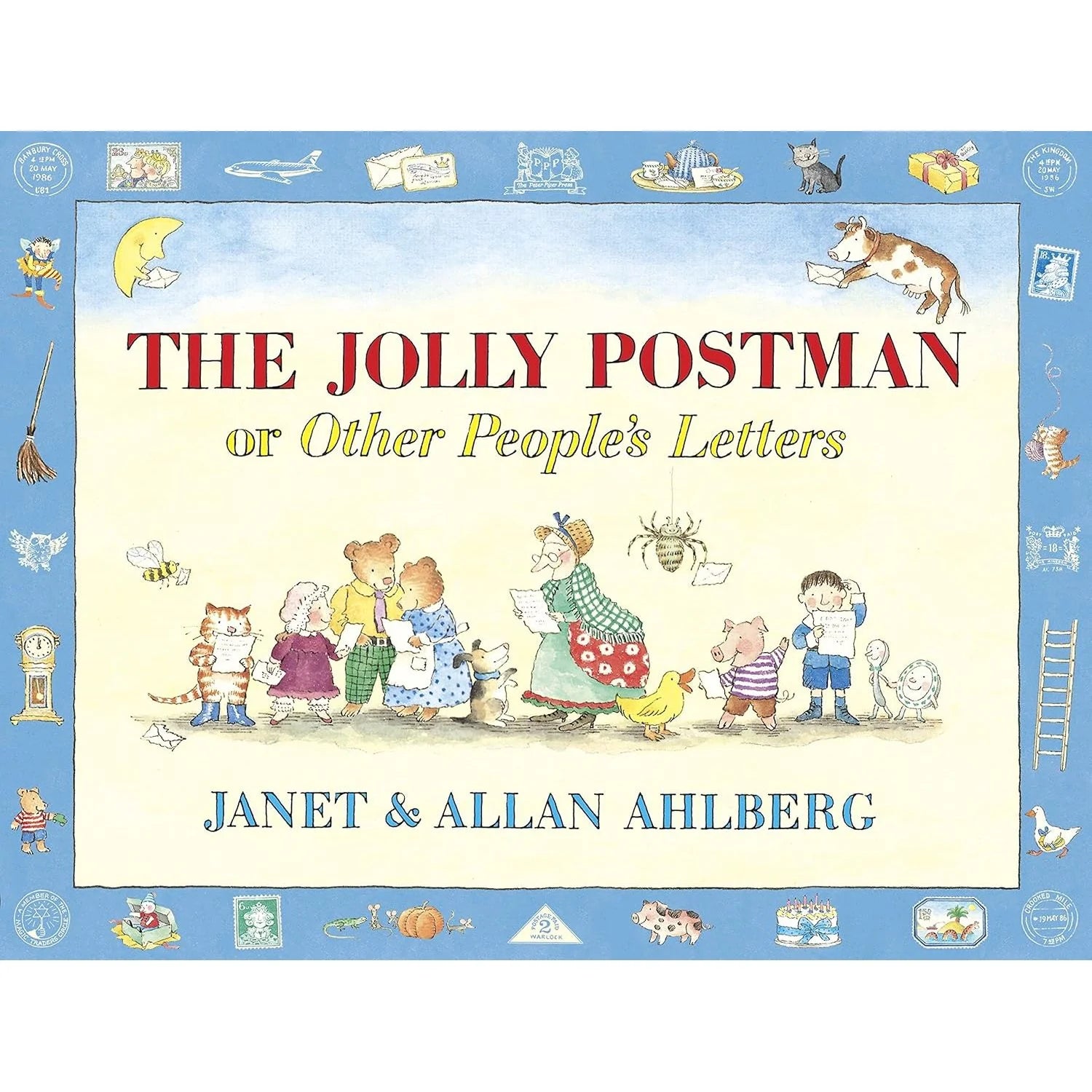 The Jolly Postman or Other People's Letters by Allan and Janet Ahlberg - Puffin hardback picture book for ages 5-7