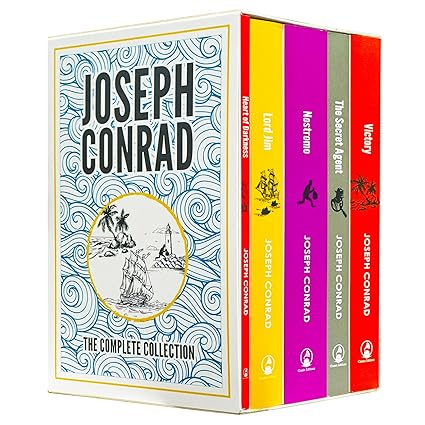 Joseph Conrad Complete Collection 5 Books Box Set - Victory, The Secret Agent, Nostromo, Lord Jim, Heart of Darkness - Paperback