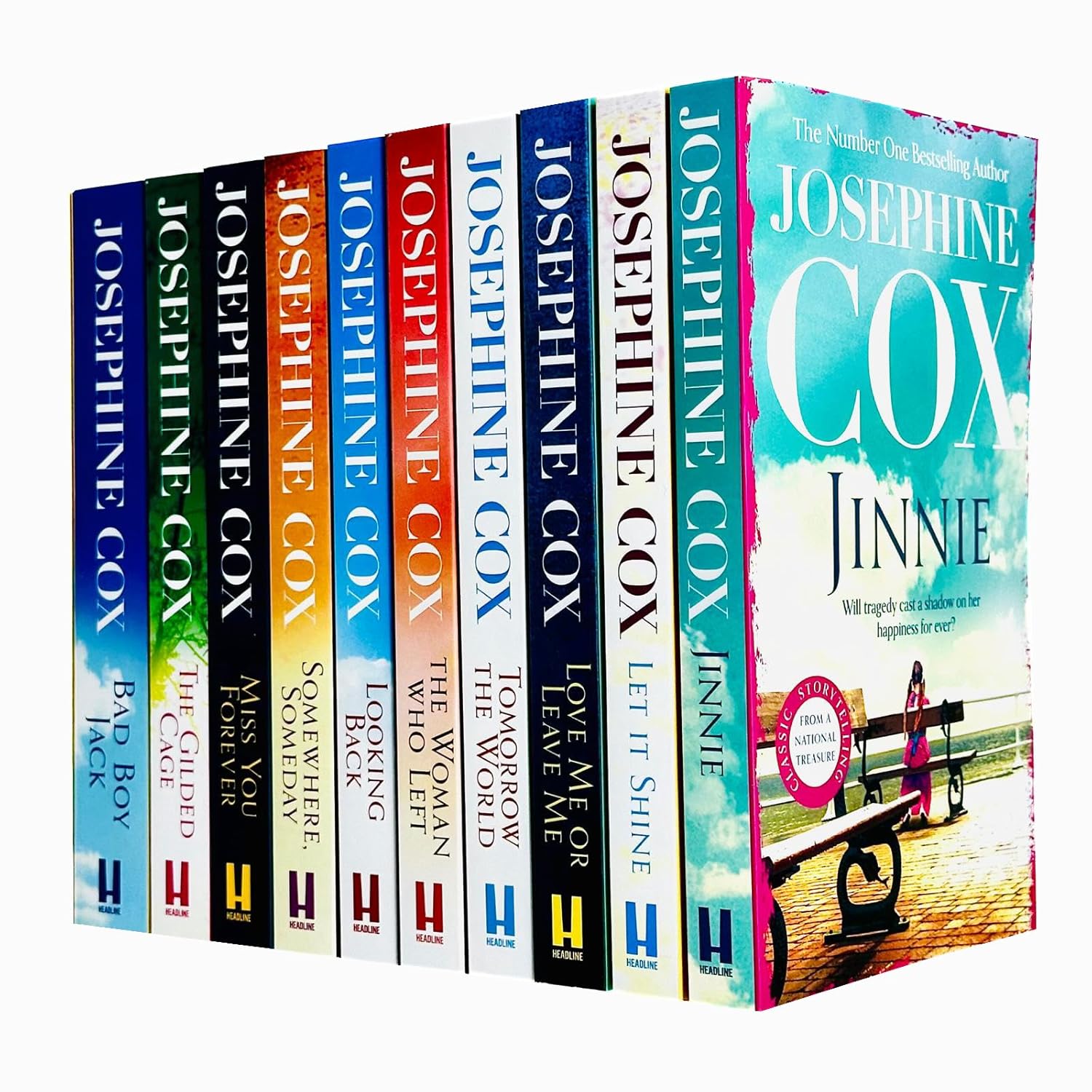 Josephine Cox Collection 10 Books Set paperback - including Let It Shine, Jinnie, Love Me or Leave Me and Tomorrow the World