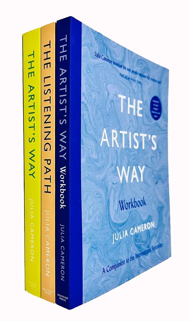 Julia Cameron Artist's Way 3 Book Paperback Set - The Artist's Way, Workbook and Listening Path