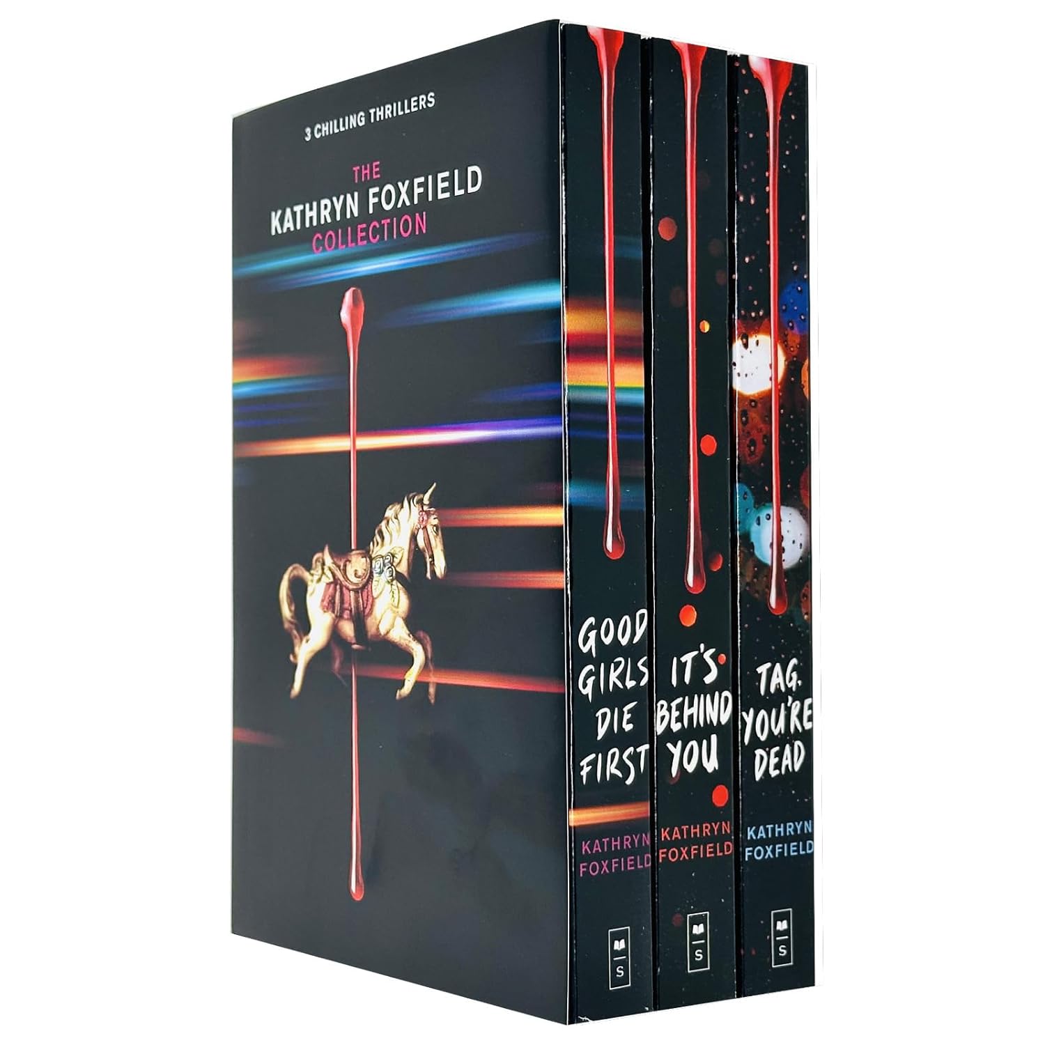 Kathryn Foxfield 3 Books Collection Set paperback - It's Behind You, Tag You're Dead & Good Girls Die First - Young Adult thriller
