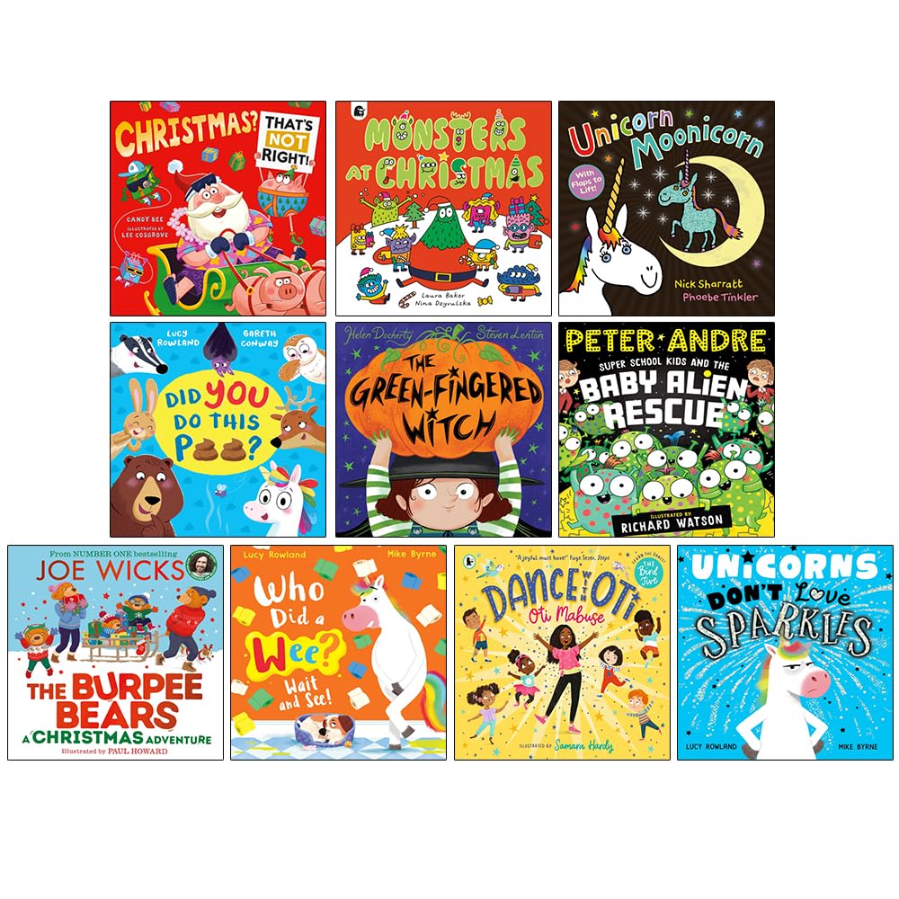 Kids Picture Books 10 Books Collection Set - Various Authors - Ages 3-7 Paperback front cover