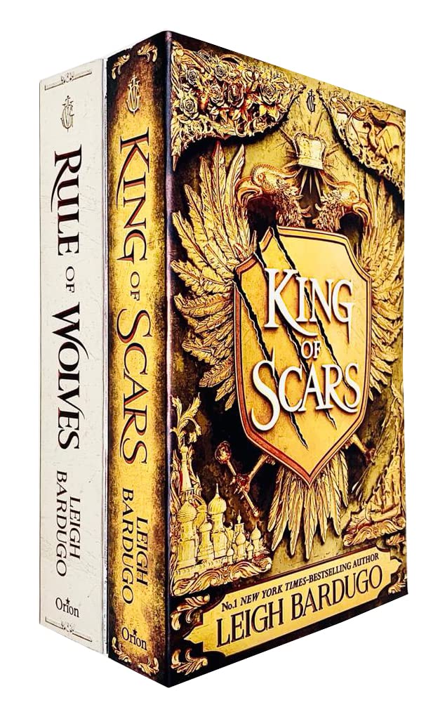 King of Scars Duology by Leigh Bardugo - 2 Book Paperback Collection Set featuring King of Scars and Rule of Wolves, YA Grishaverse fantasy