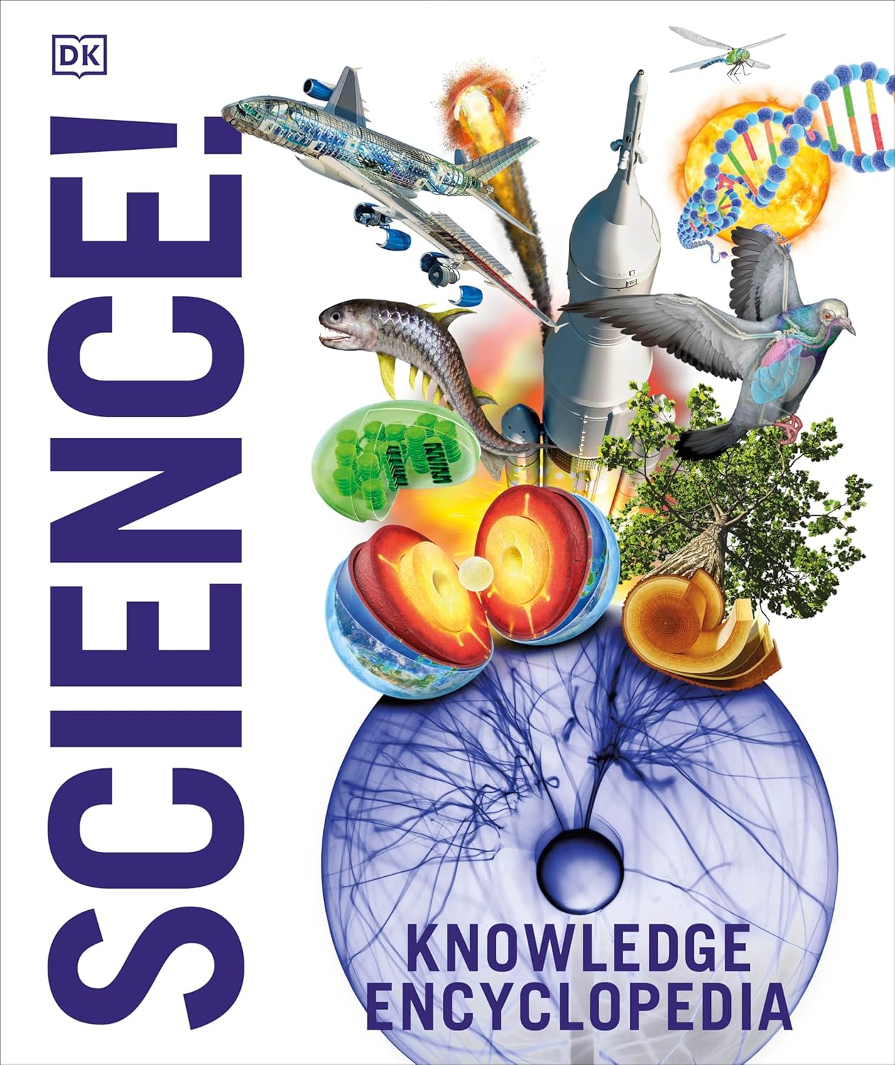 Knowledge Encyclopedia Science by DK - hardback cover - childrens science reference book ages 9-12