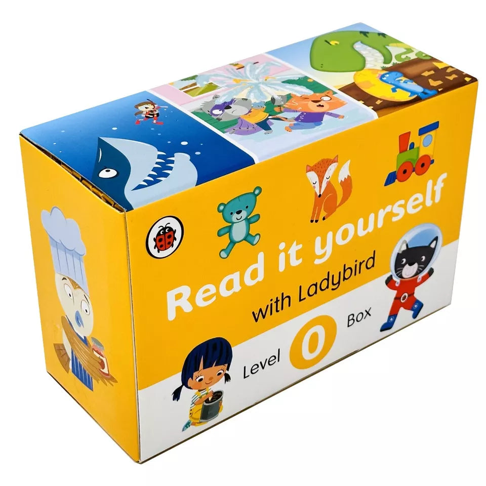 Ladybird Read It Yourself Level 0 Tuck Box - 10 Books Paperback Collection Set for Ages 4-6