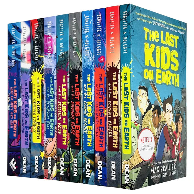 Last Kids on Earth 10 Books Collection Set by Max Brallier - paperback covers including Zombie Parade, Nightmare King and Cosmic Beyond - Ages 8-12