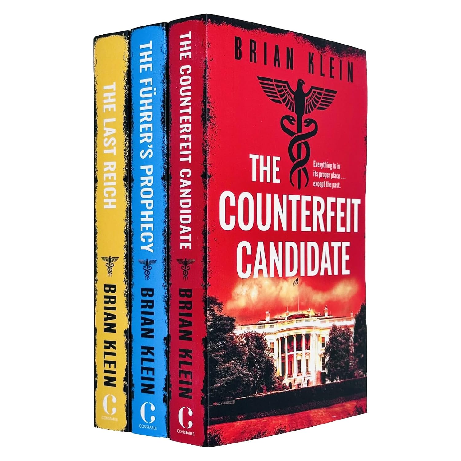 The Last Reich Trilogy by Brian Klein - 3 Book Paperback Set - The Counterfeit Candidate, The Fuhrer's Prophecy, The Last Reich