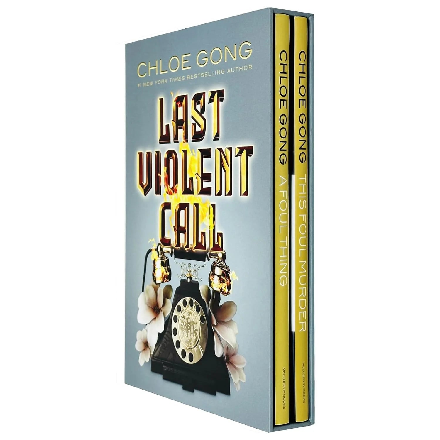 Last Violent Call by Chloe Gong - YA paperback novellas A Foul Thing and This Foul Murder, front cover