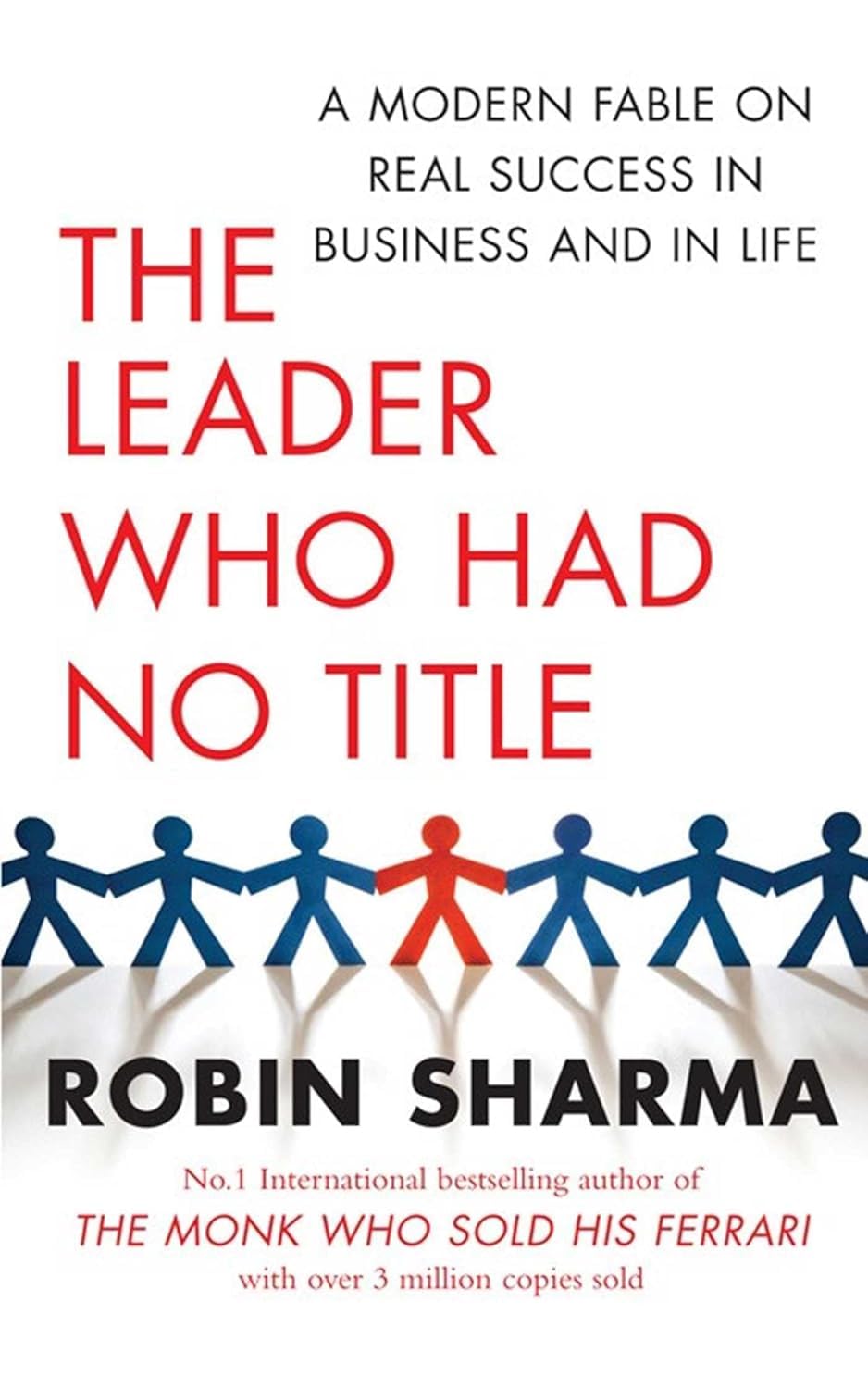 The Leader Who Had No Title by Robin Sharma - Business Leadership Fable Paperback Book Cover