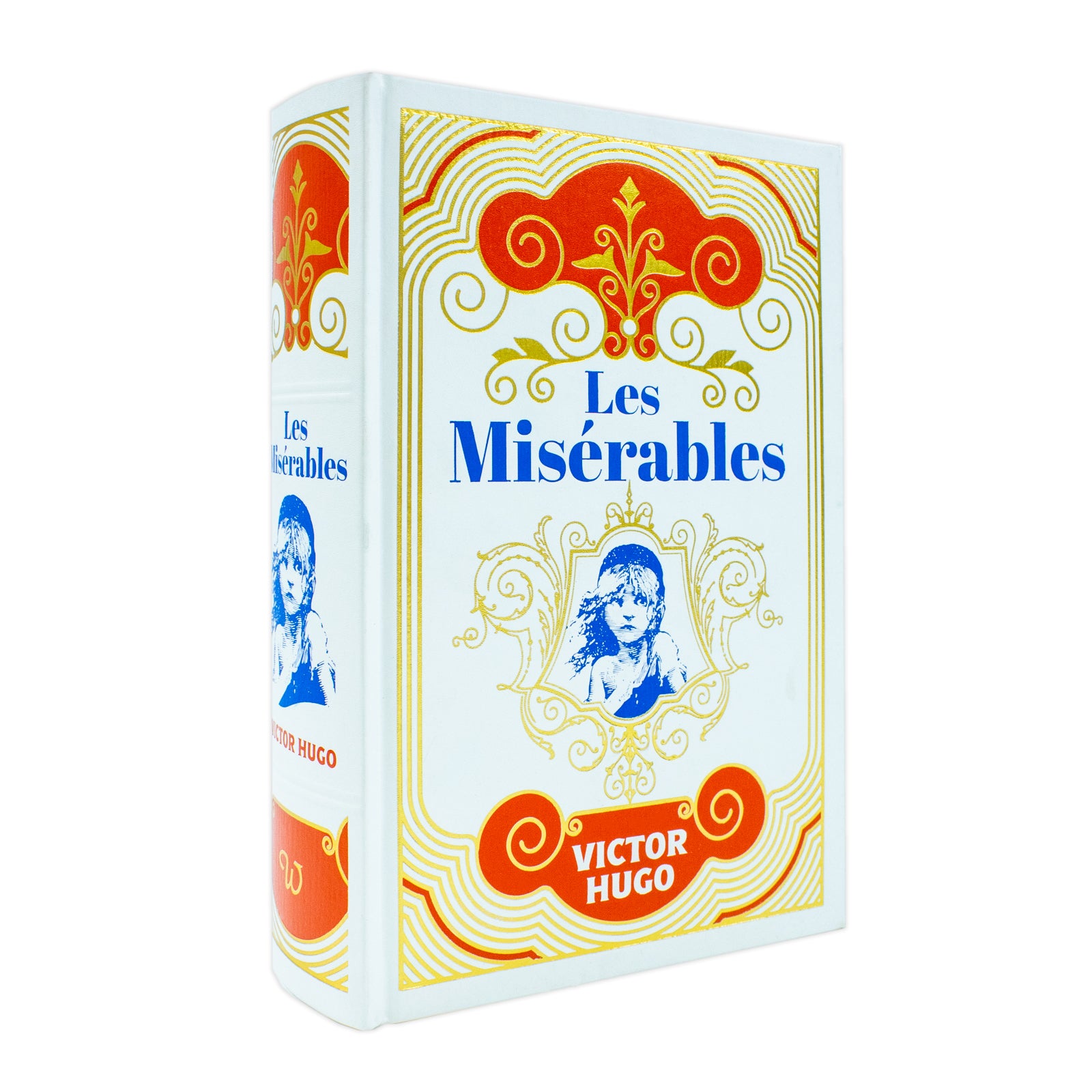 Les Misérables by Victor Hugo - deluxe leather-bound hardback edition, front cover