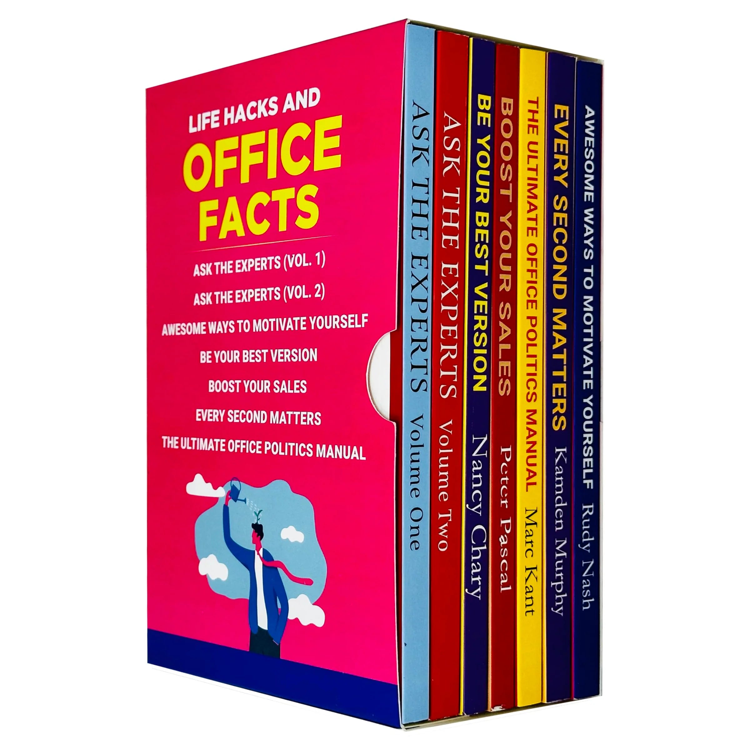 Life Hacks And Office Facts Collection 7 Book Paperback Set - business, productivity and career advice books