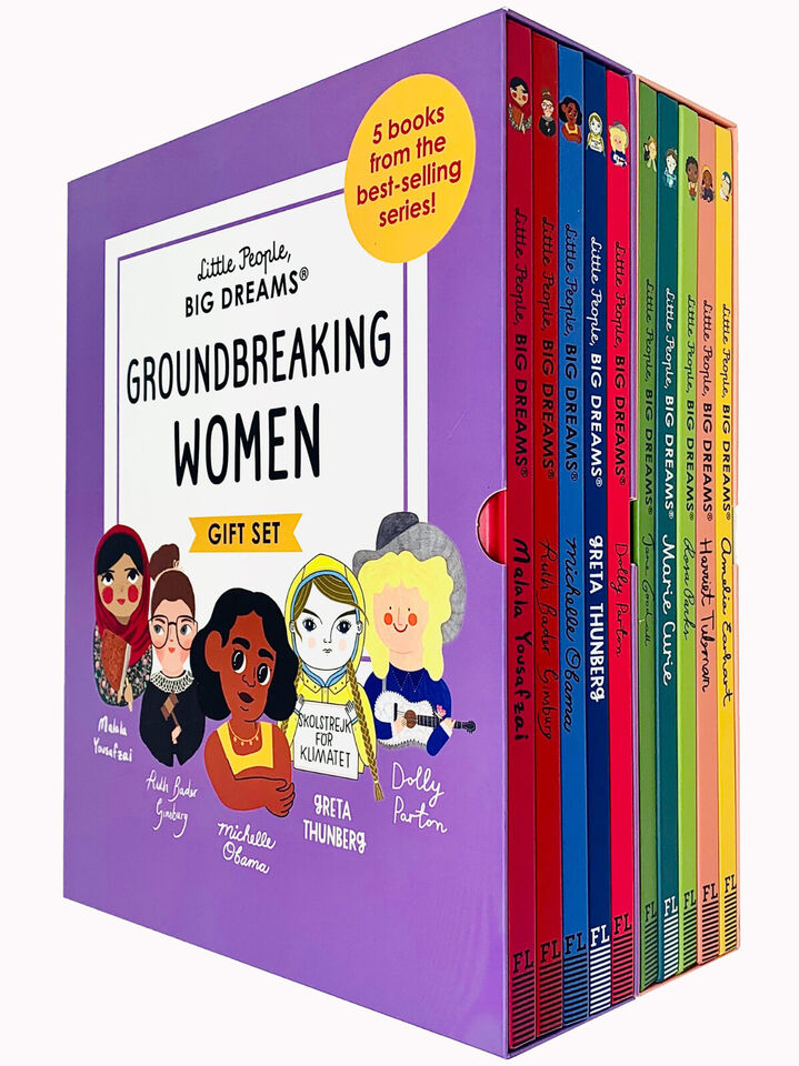 Little People, Big Dreams Groundbreaking Women & Trailblazing Women 10 Books Set - hardback biographies for ages 5-9 including Malala Yousafzai, Ruth Bader Ginsburg and Michelle Obama