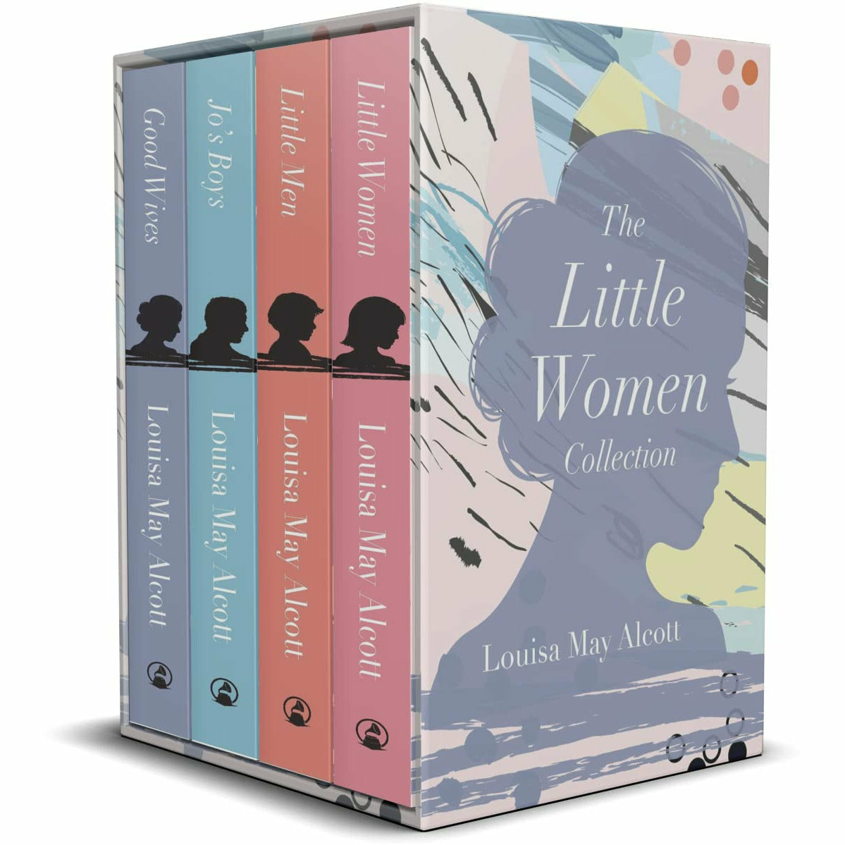 Little Women 4 Books Collection Set by Louisa May Alcott - paperback box set including Good Wives, Little Men and Jo's Boys