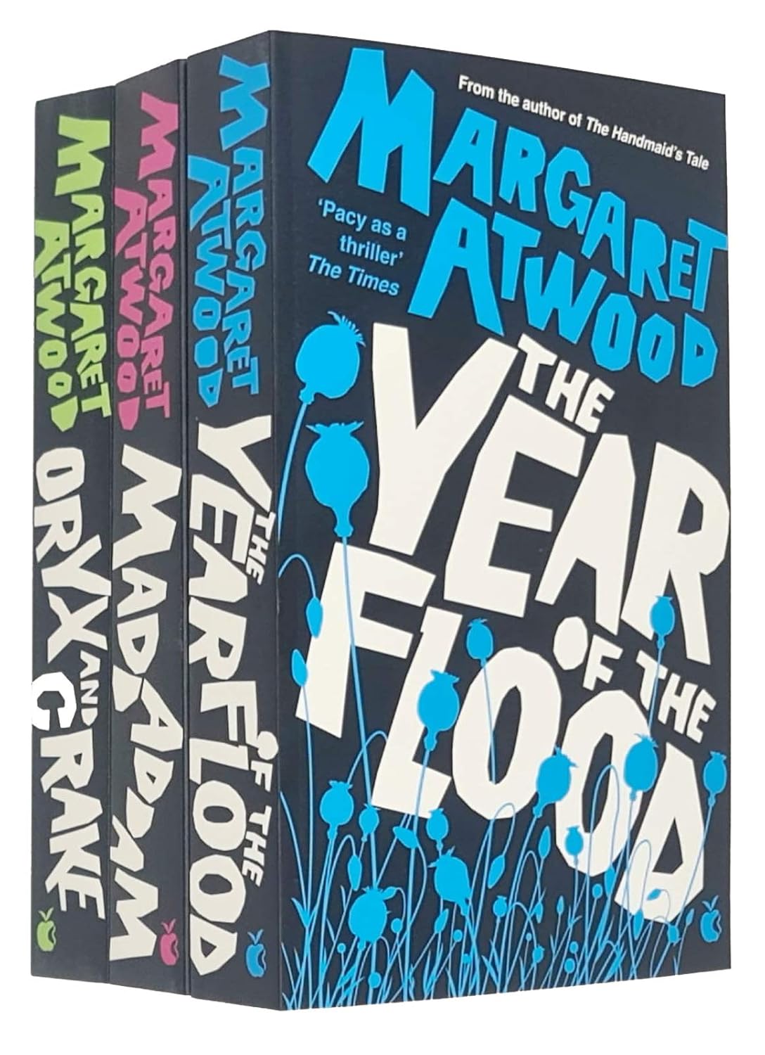 MaddAddam Trilogy 3 Books Collection Set by Margaret Atwood - Oryx and Crake, The Year of the Flood, MaddAddam - Paperback fiction box set
