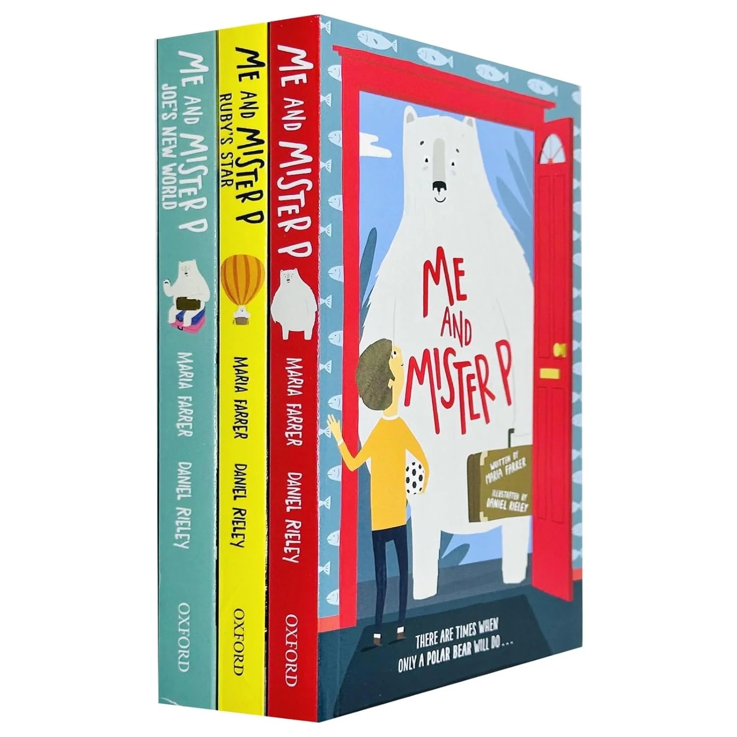 Me and Mister P 3 Books Collection Set by Maria Farrer - paperback set for ages 7-9, includes Me and Mister P, Ruby's Star and Joe's New World